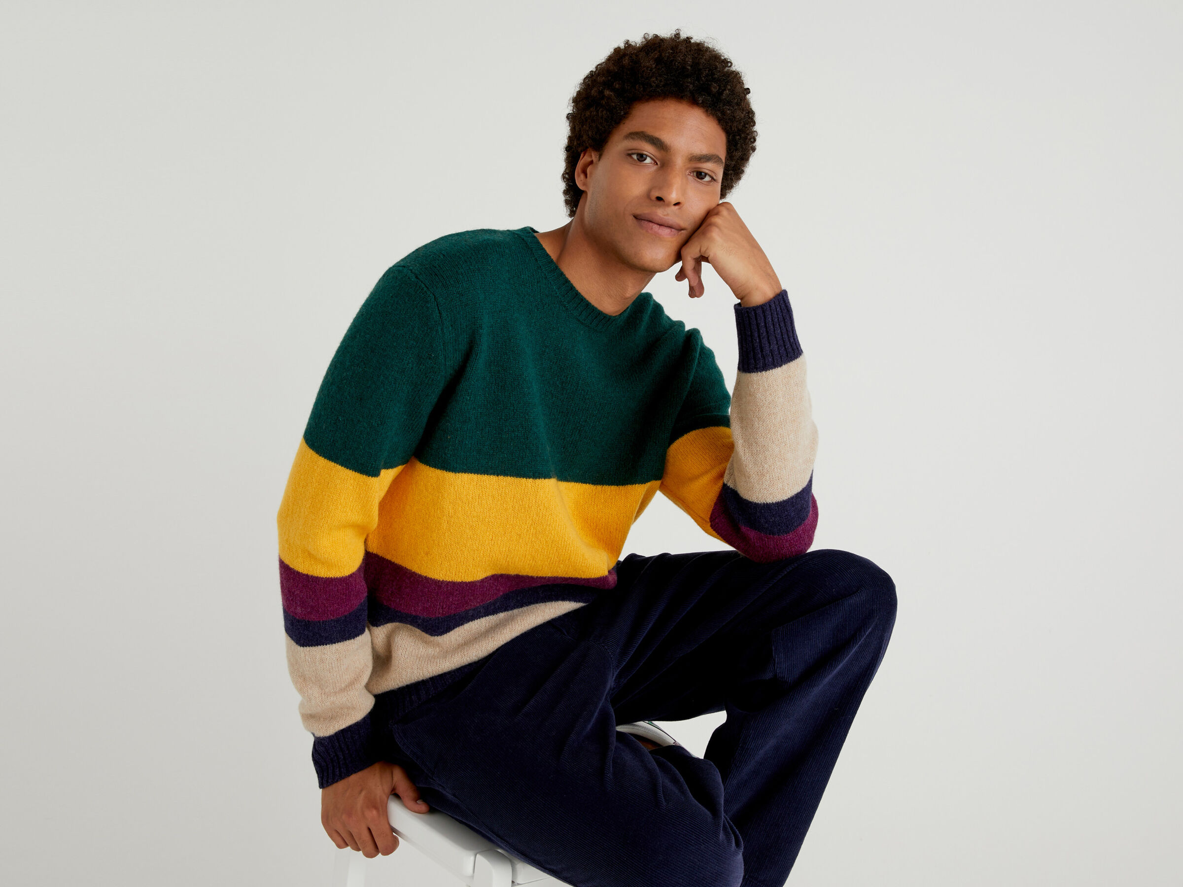 Sweater in Shetland wool image number 3