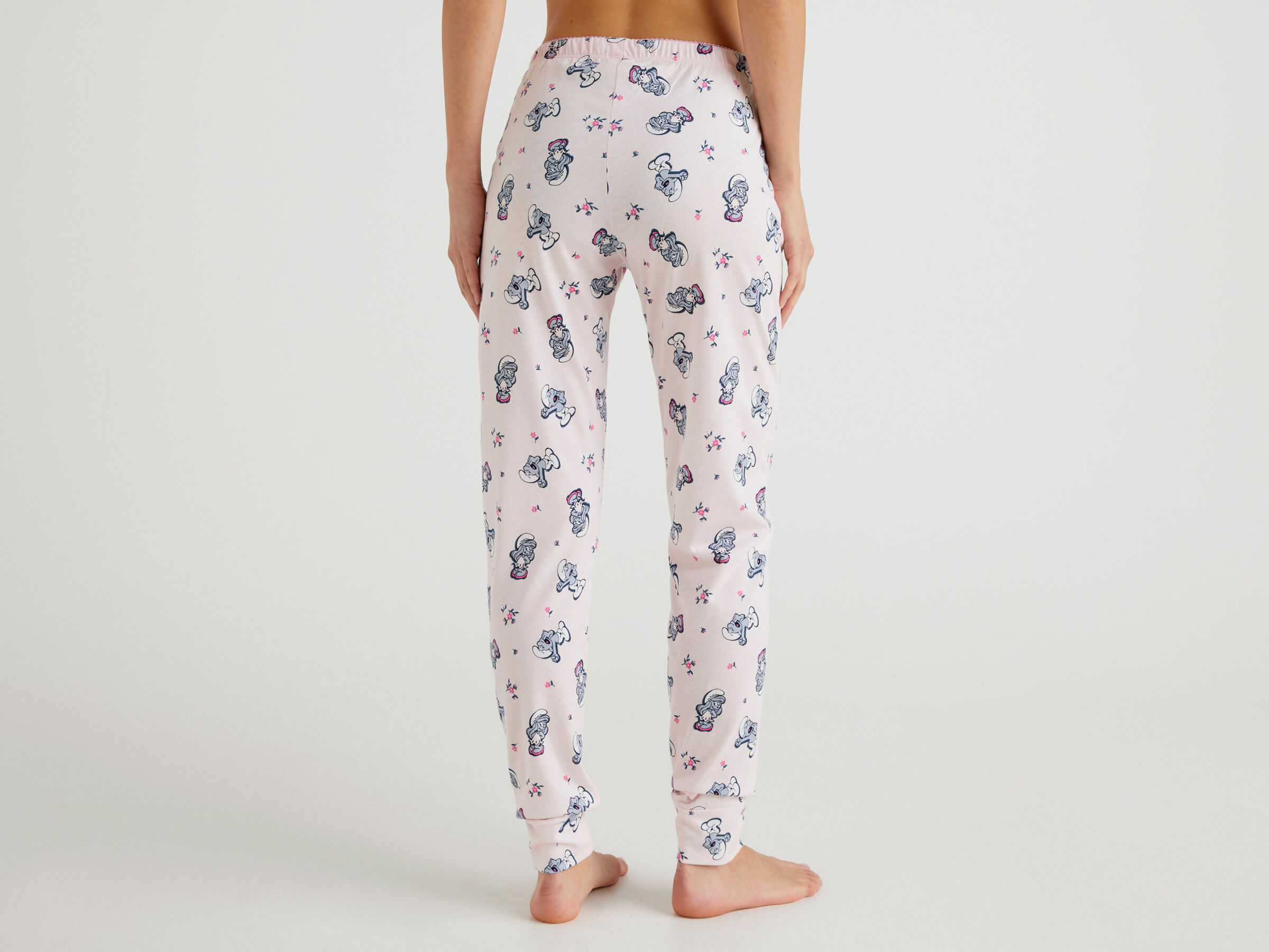 Patterned Smurfs trousers image number 2