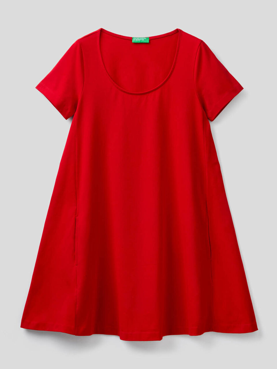 Stretch cotton dress image number 1