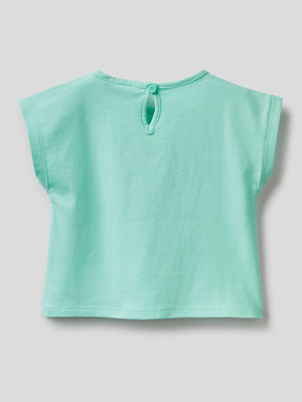 Striped t-shirt with print image number 2
