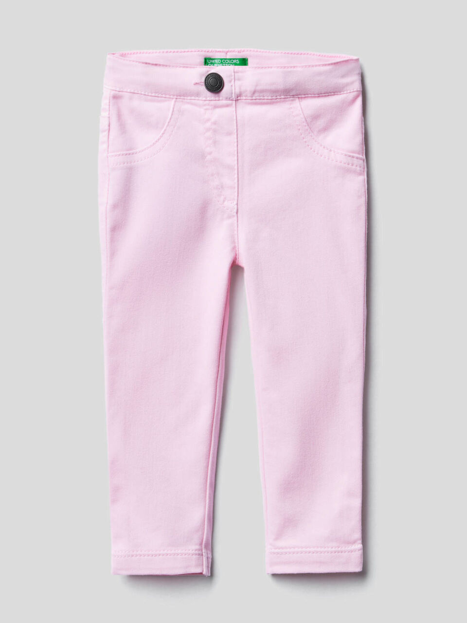 Trousers in stretch cotton blend image number 1