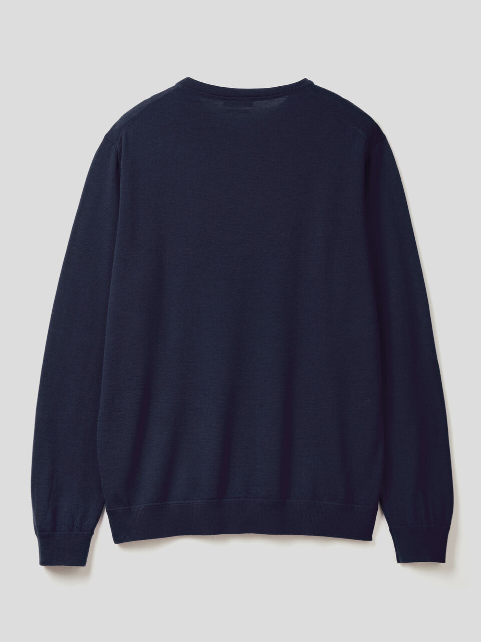 Crew neck sweater in pure virgin wool image number 2