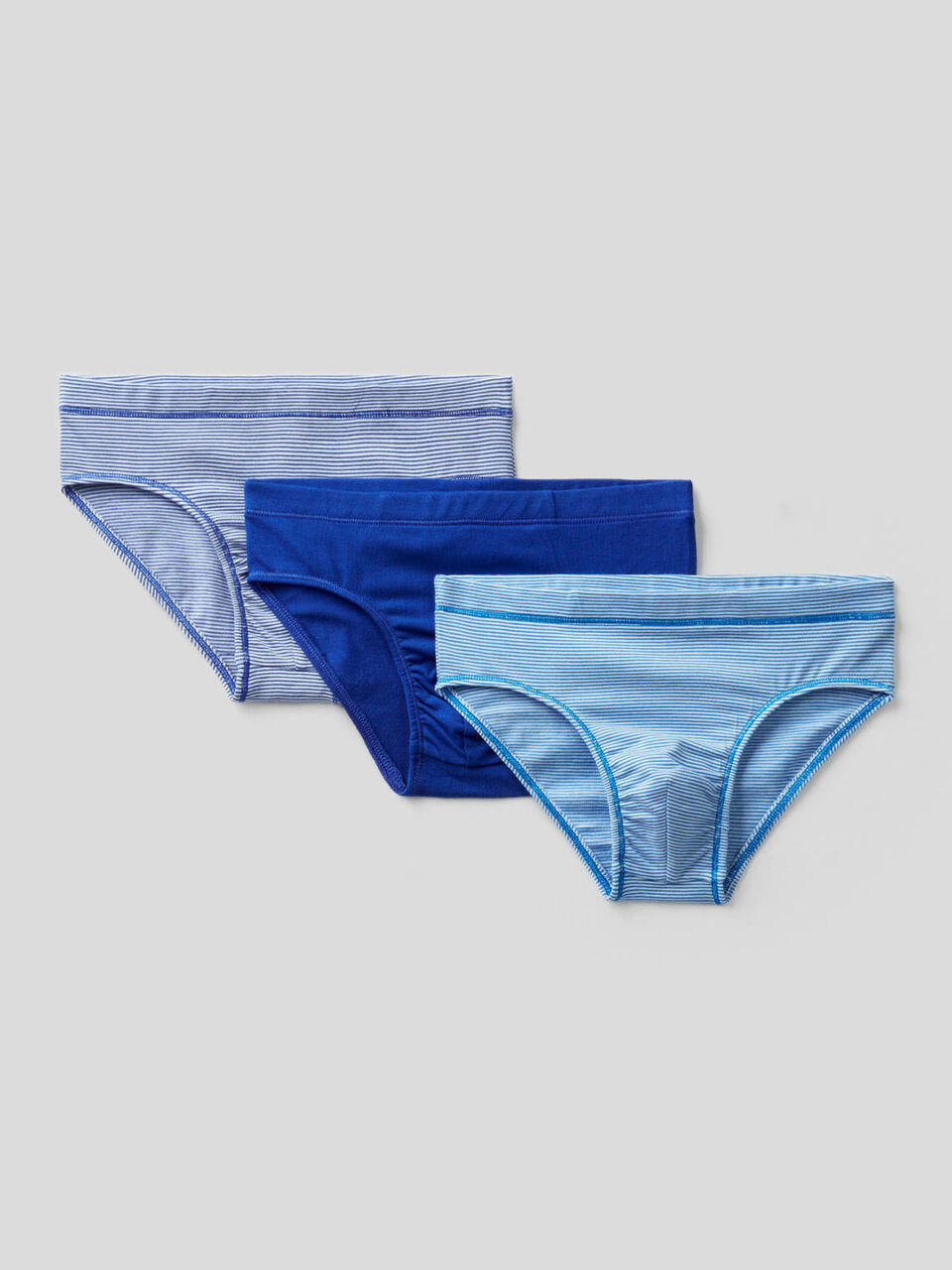 Three underwear in stretch cotton image number 1