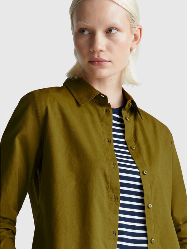 Regular fit shirt in lightweight cotton Women