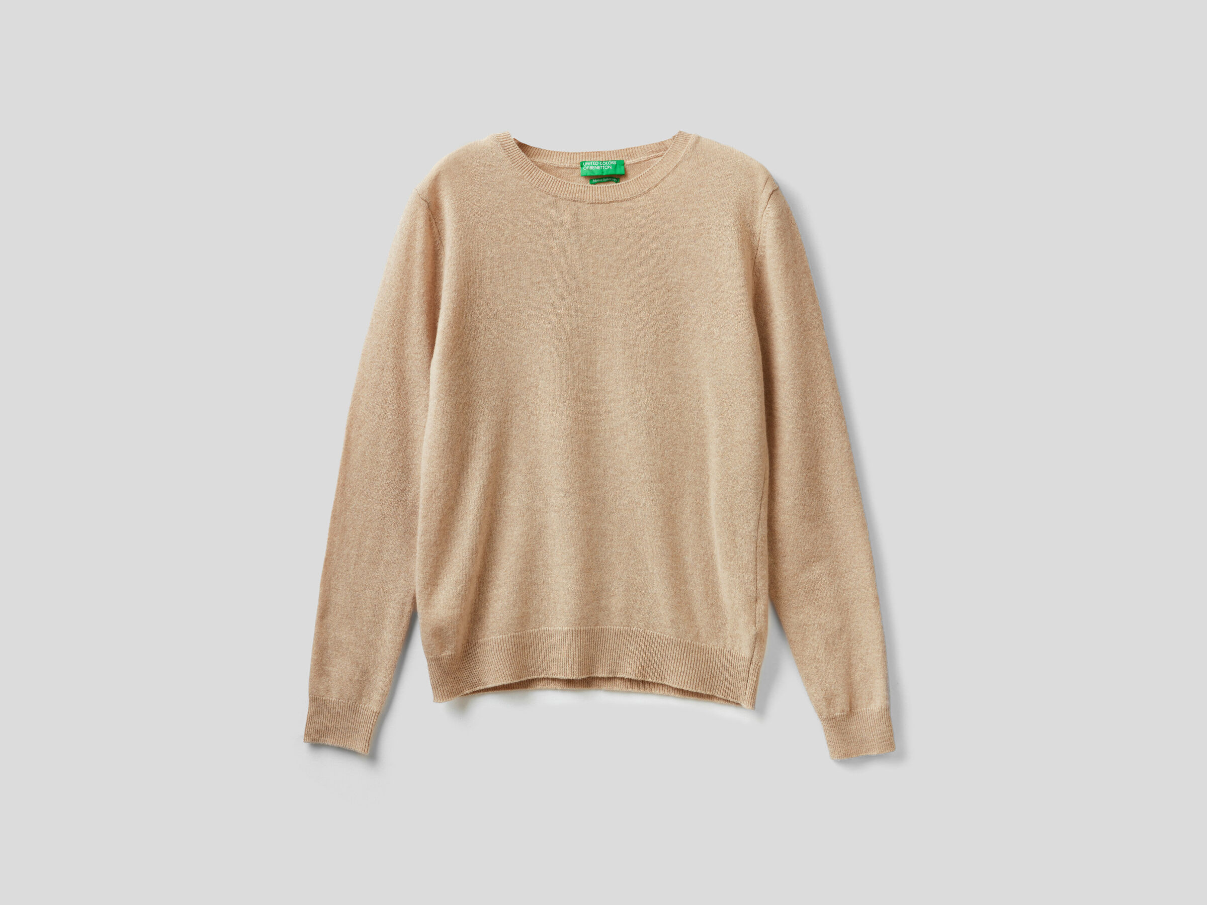 Crew neck sweater in pure virgin wool image number 5