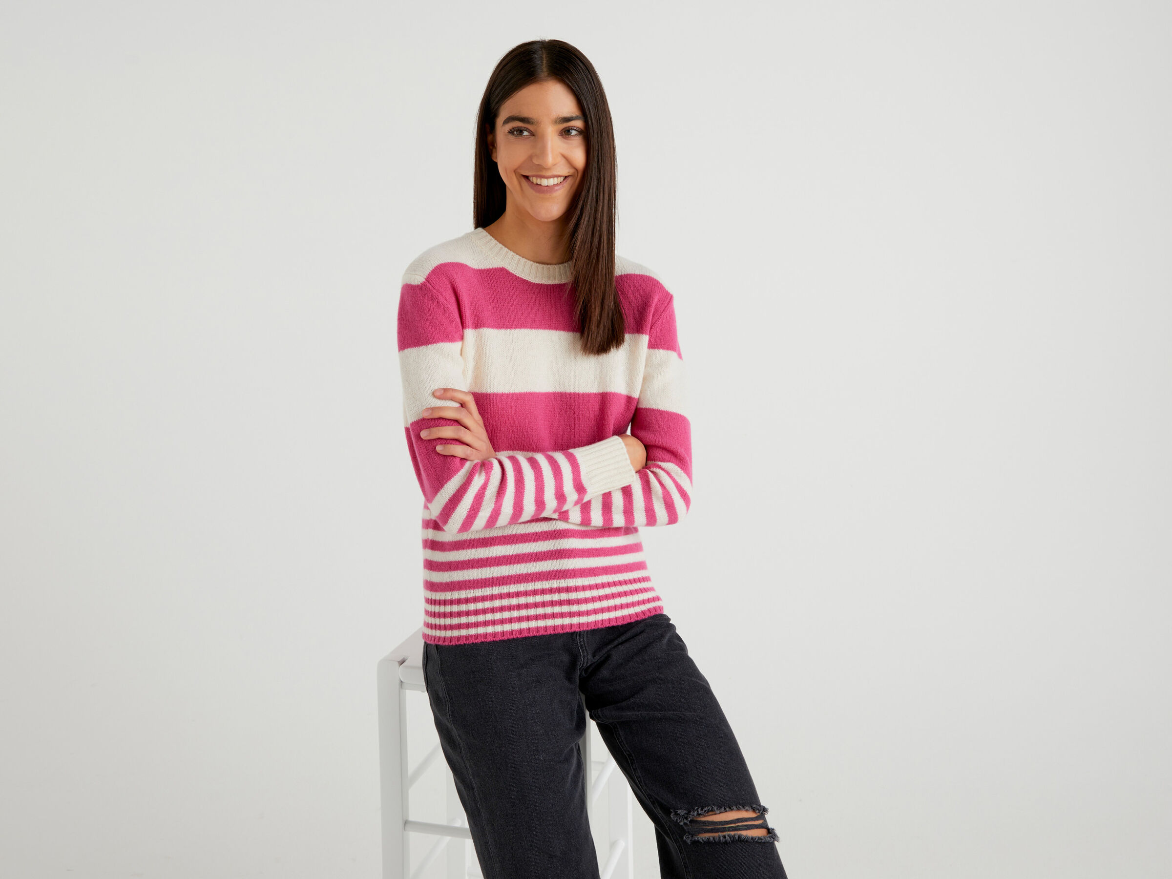 Sweater in pure Shetland wool image number 3