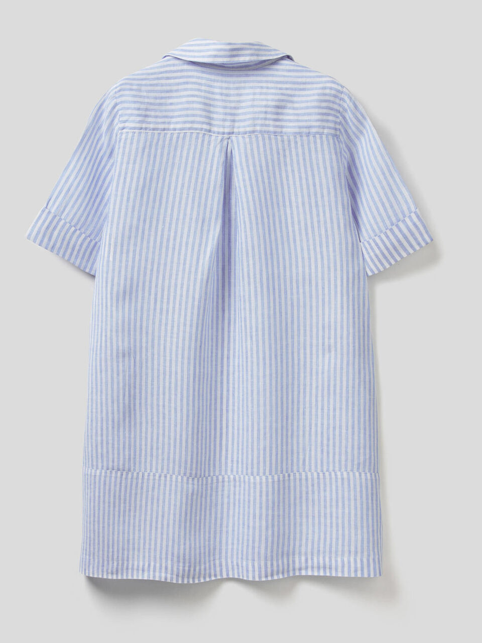 Short dress in 100% linen image number 2