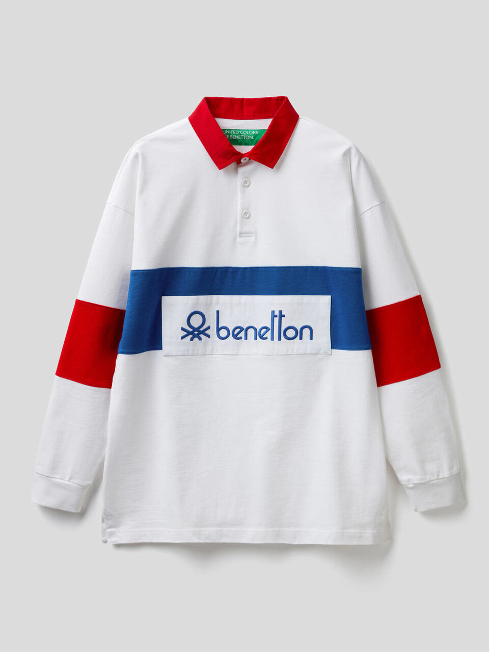 Rugby polo in organic cotton image number 1