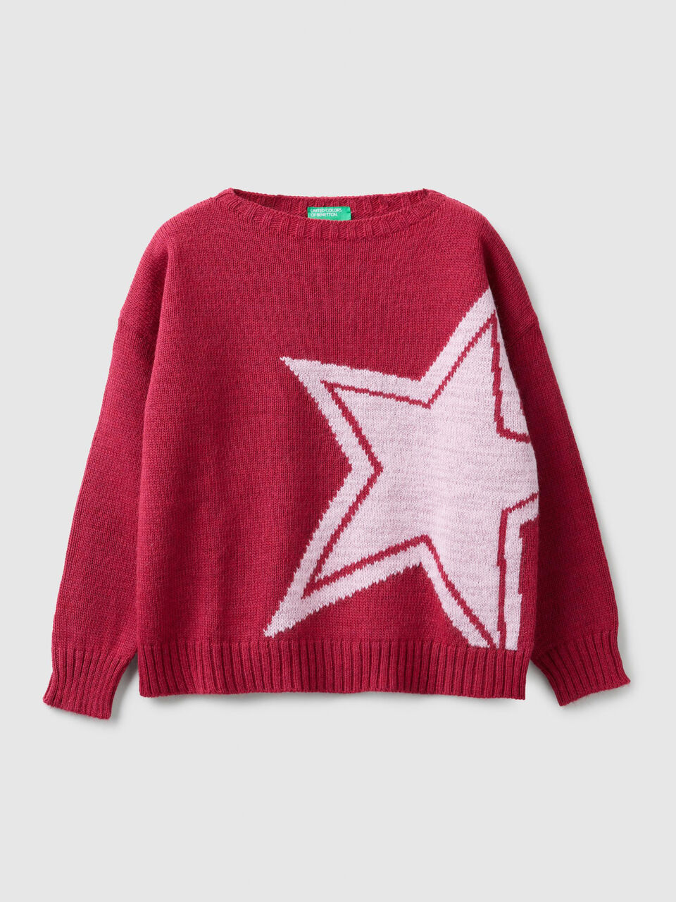 Sweater with lurex inlay image number 1
