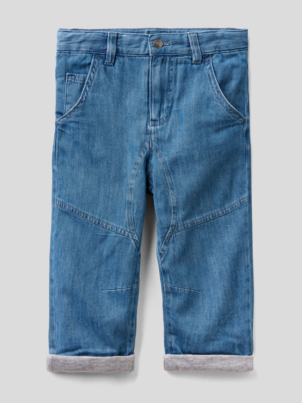 Loose fit five-pocket jeans