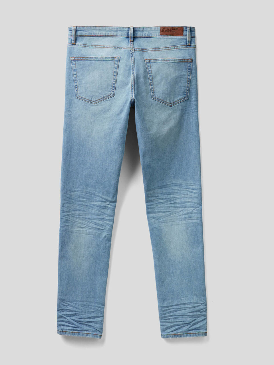 Straight leg jeans in stretch cotton image number 2