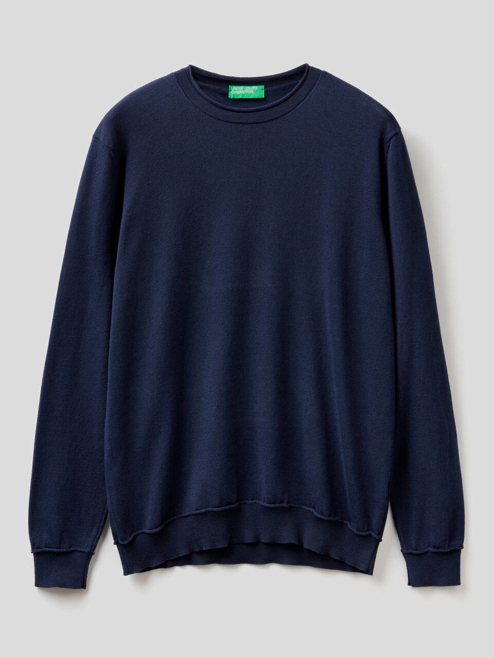 Sweater in warm 100% cotton image number 1