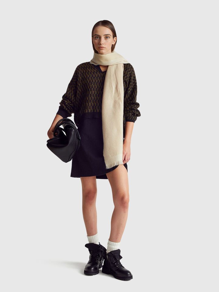 V NECK SWEATER L/S Women