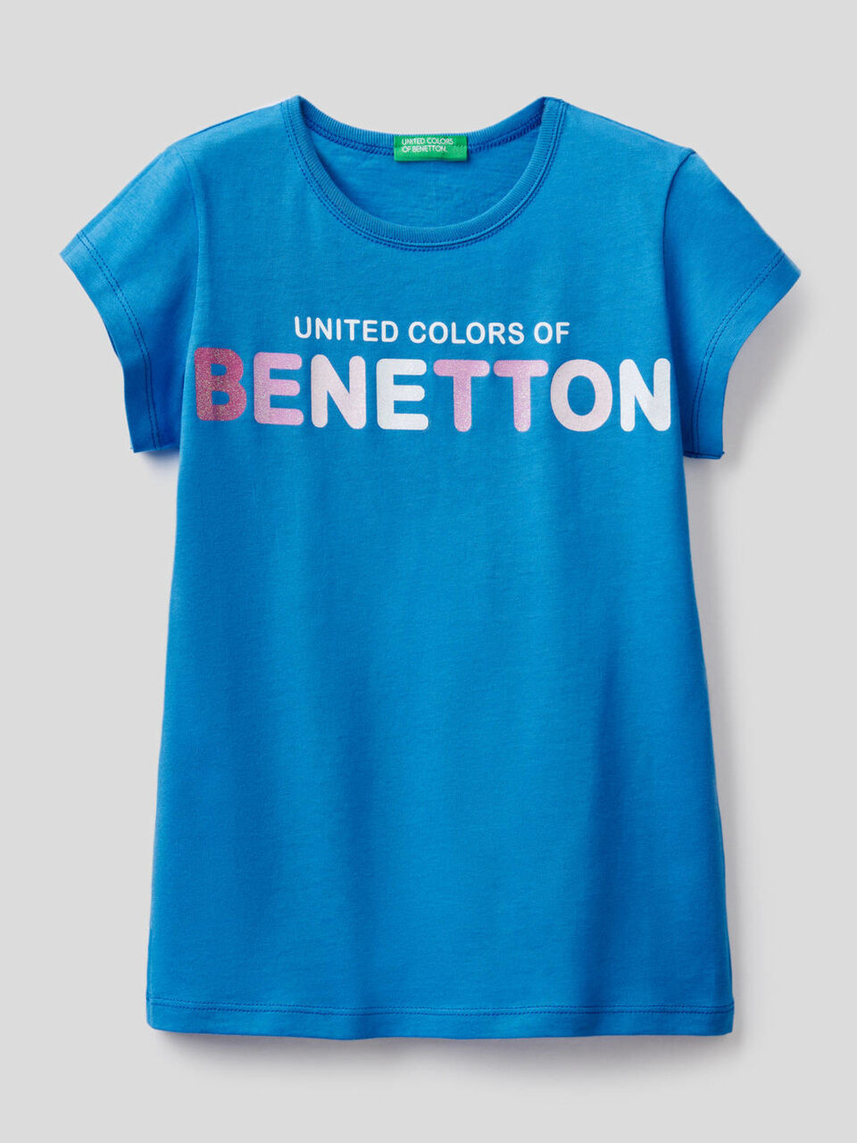Pure cotton t-shirt with print image number 1