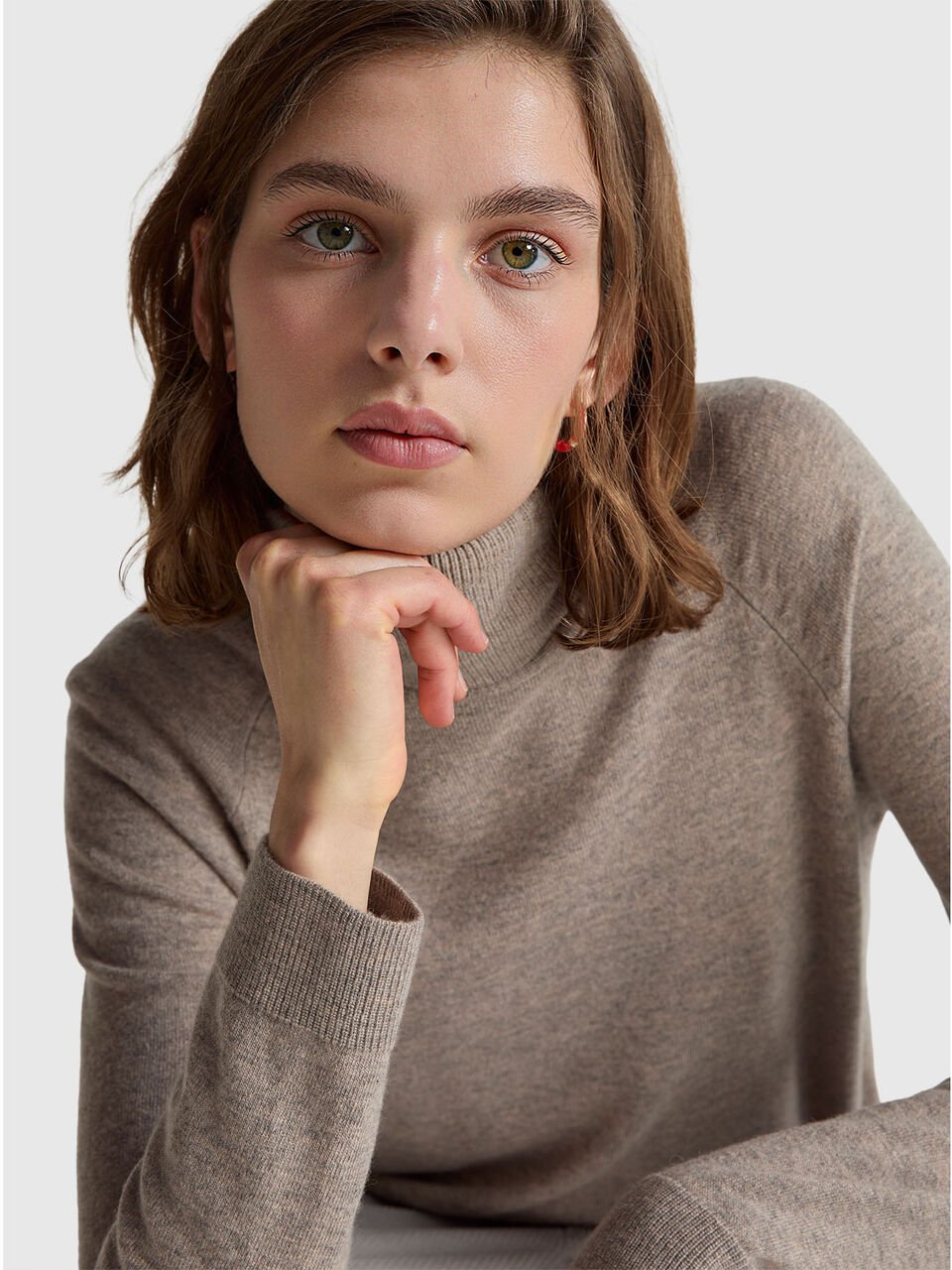 TURTLE NECK SWEATER Women image number null