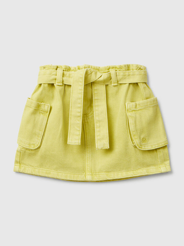 Cargo mini skirt with sash Junior Girl