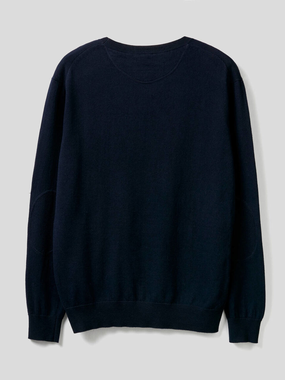 Sweater in cashmere and cotton blend image number 2