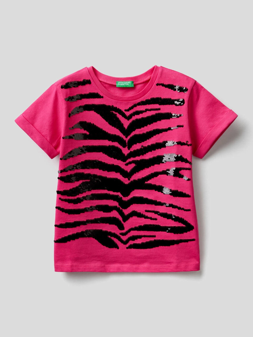T-shirt with sequins image number 1