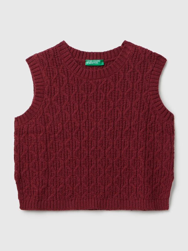 Knit vest Junior Girl