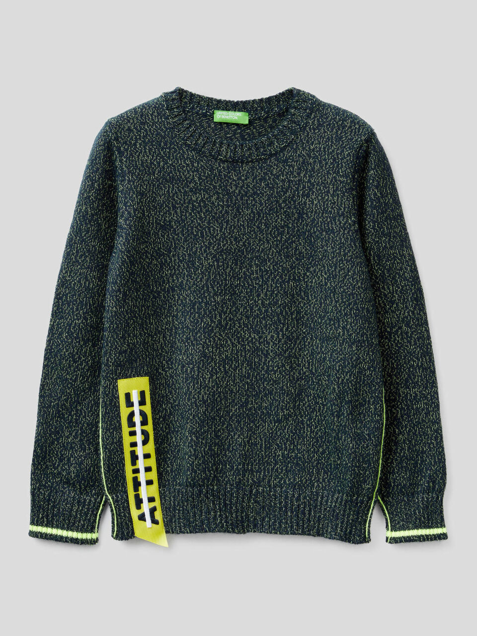 Sweater with neon details image number 1