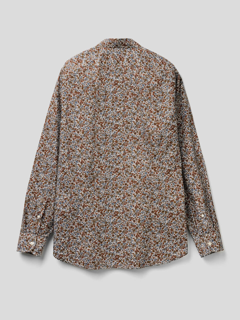 Patterned print slim fit shirt image number 2