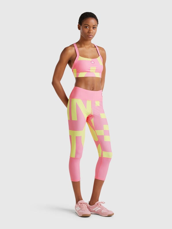 Logoed sports leggings Women