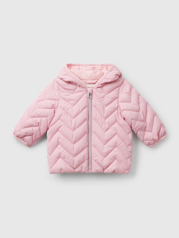 Padded puffer jacket with ear flaps New Born (0-18 months)