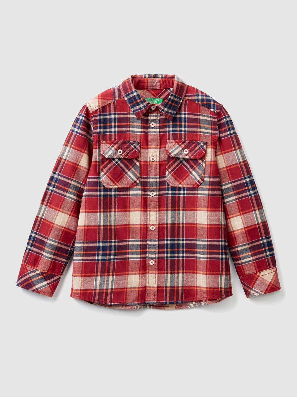 Check shirt with pockets image number 1
