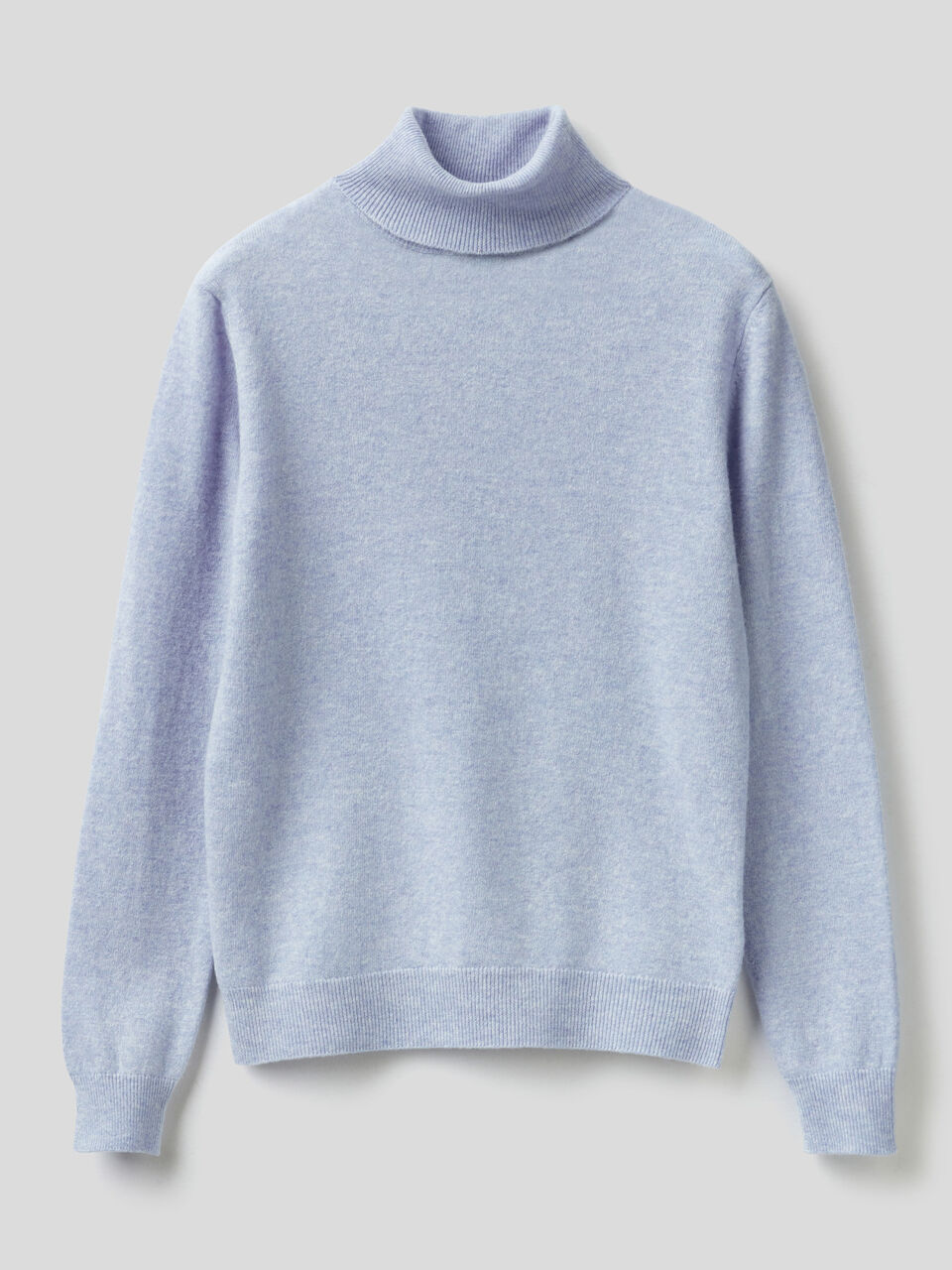Turtleneck sweater in pure virgin wool image number 1
