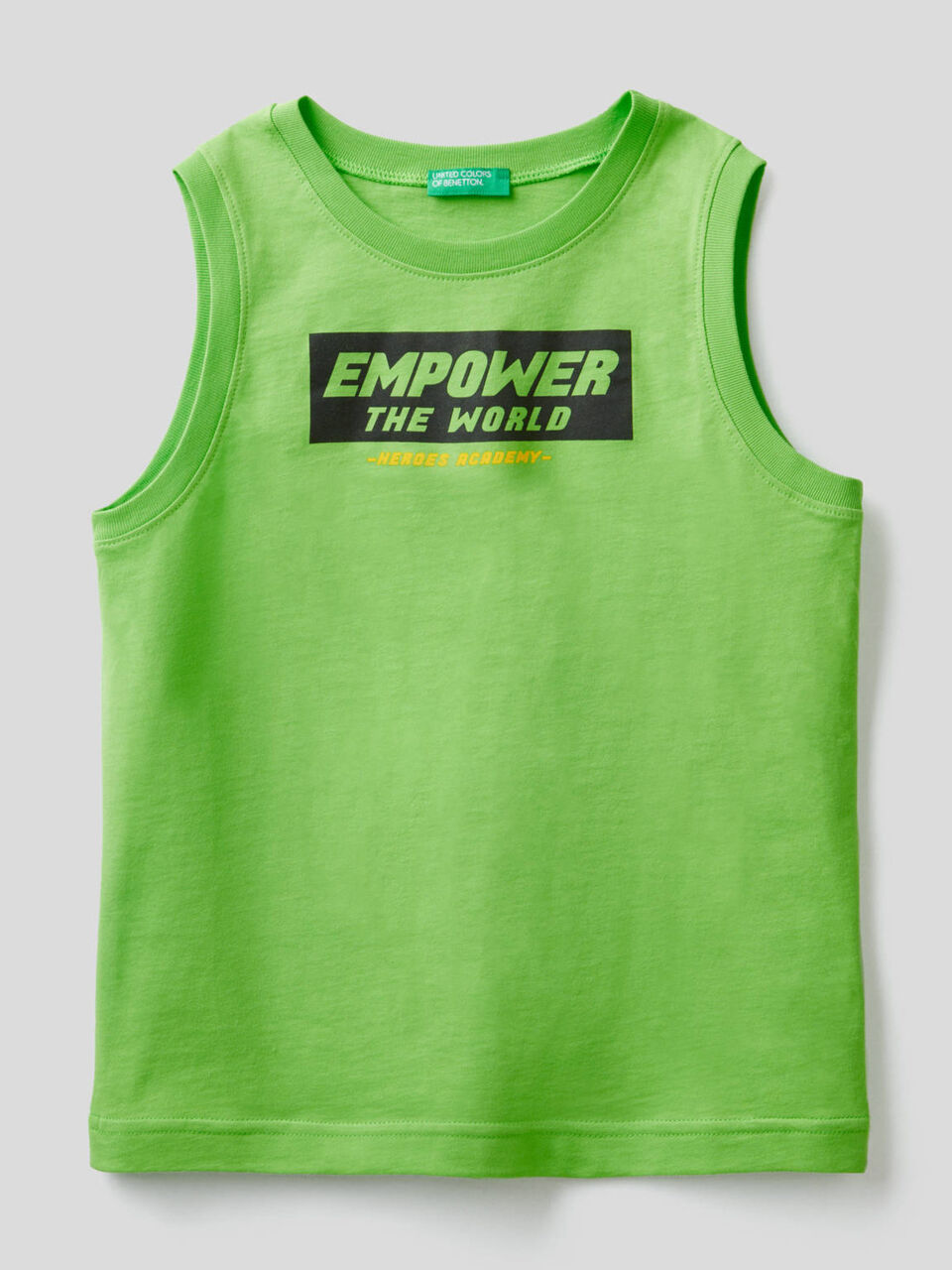 Sleeveless t-shirt with print image number 1