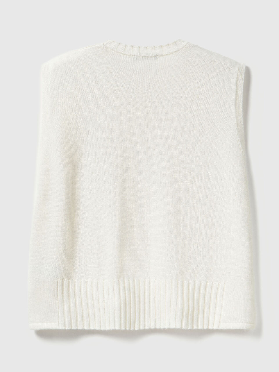 SLEEVELESS SWEATER Women image number null