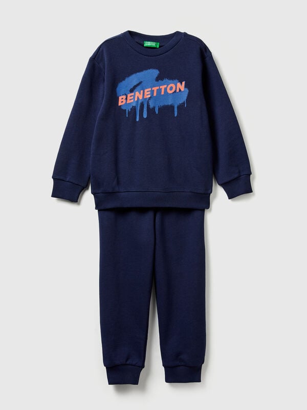 Sweat tracksuit with logo Junior Boy