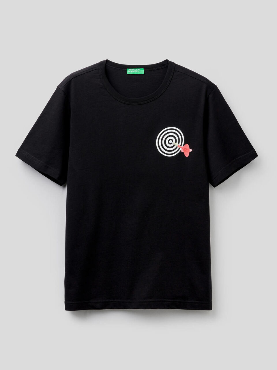 Pure cotton t-shirt with print Men image number 1