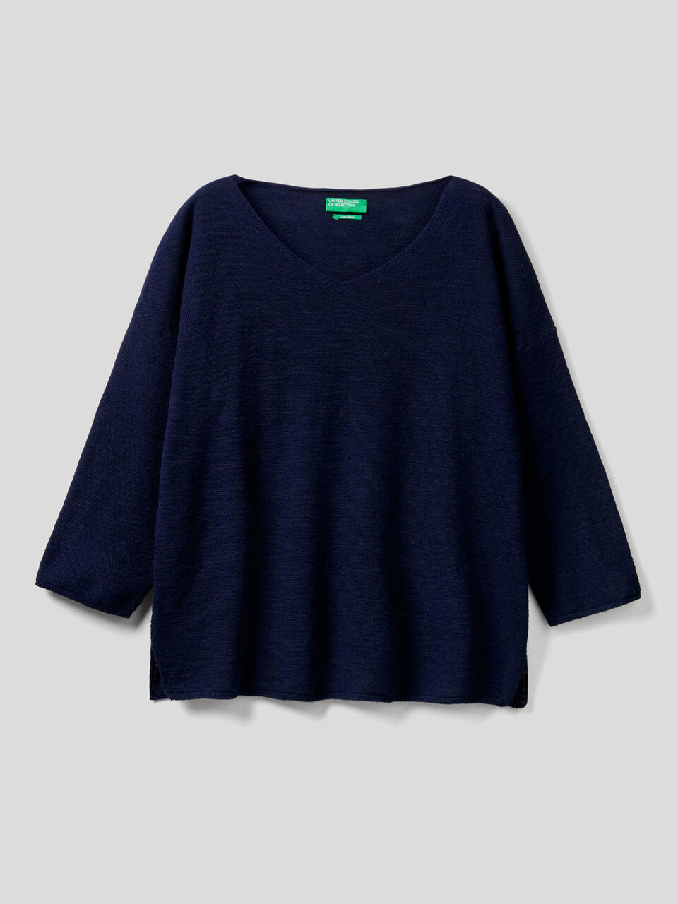 Sweater with 3/4 sleeves image number 1
