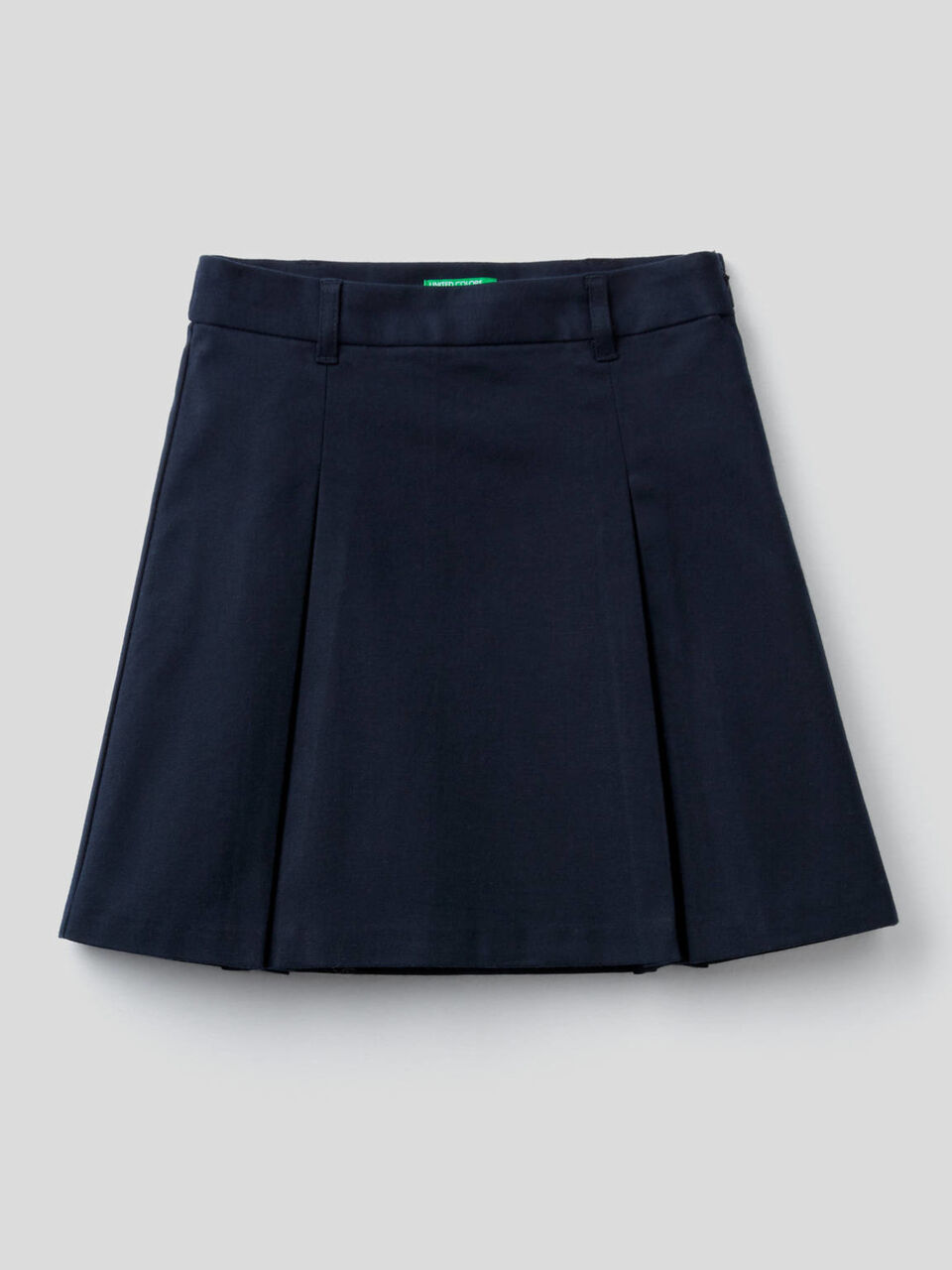 Flared skirt in stretch flannel image number 1