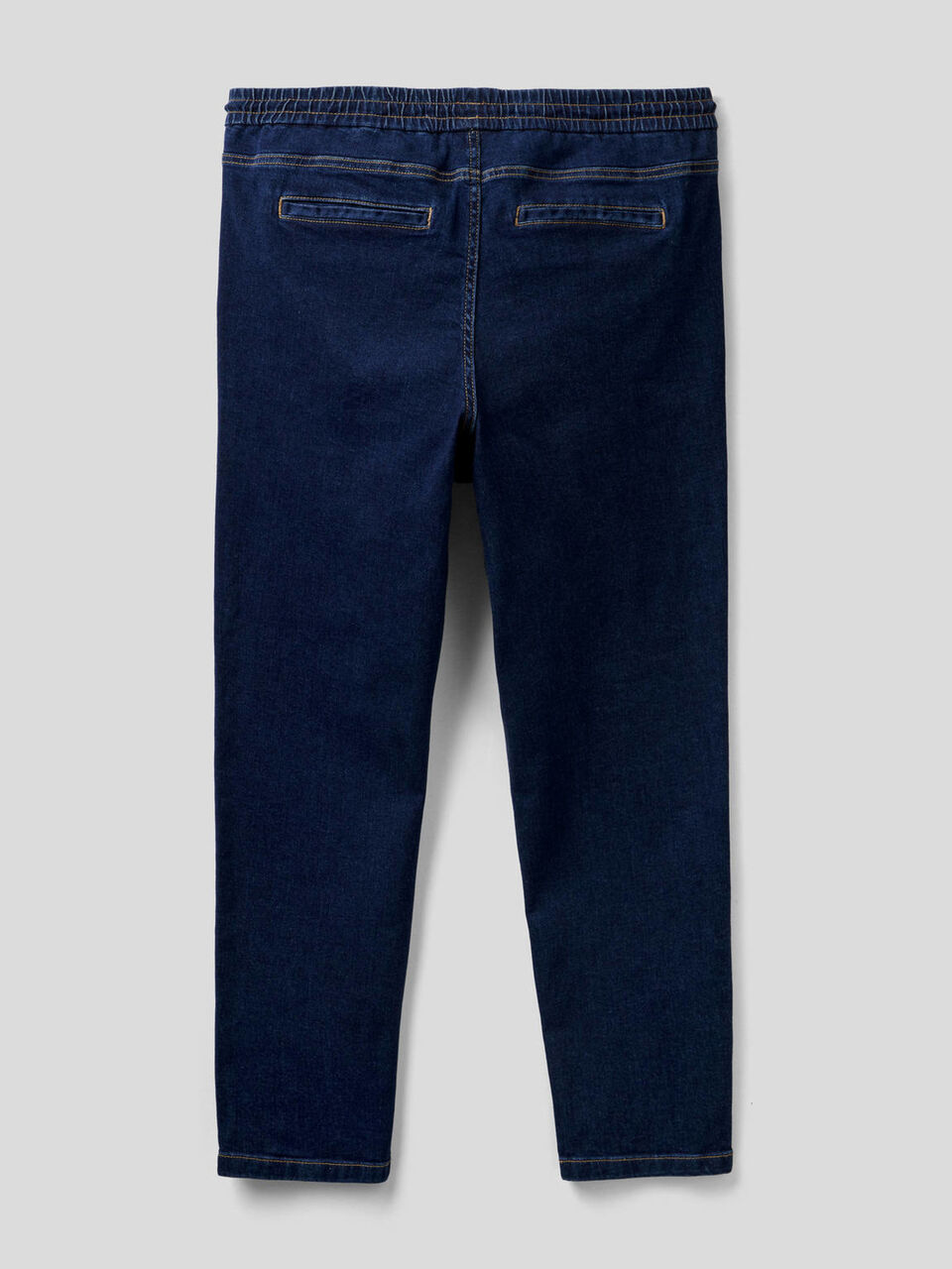 Chino joggers in stretch cotton denim image number 2