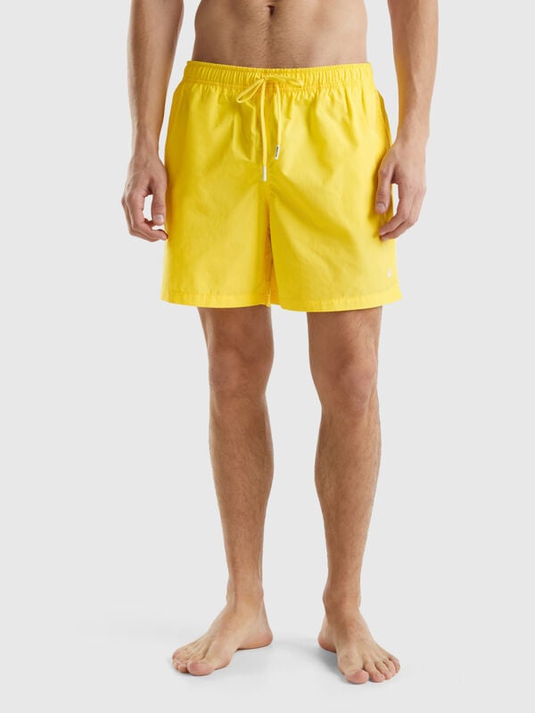 Swim trunks in cotton blend Men