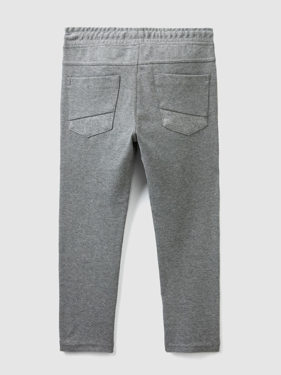 Slim fit pique trousers image number 2