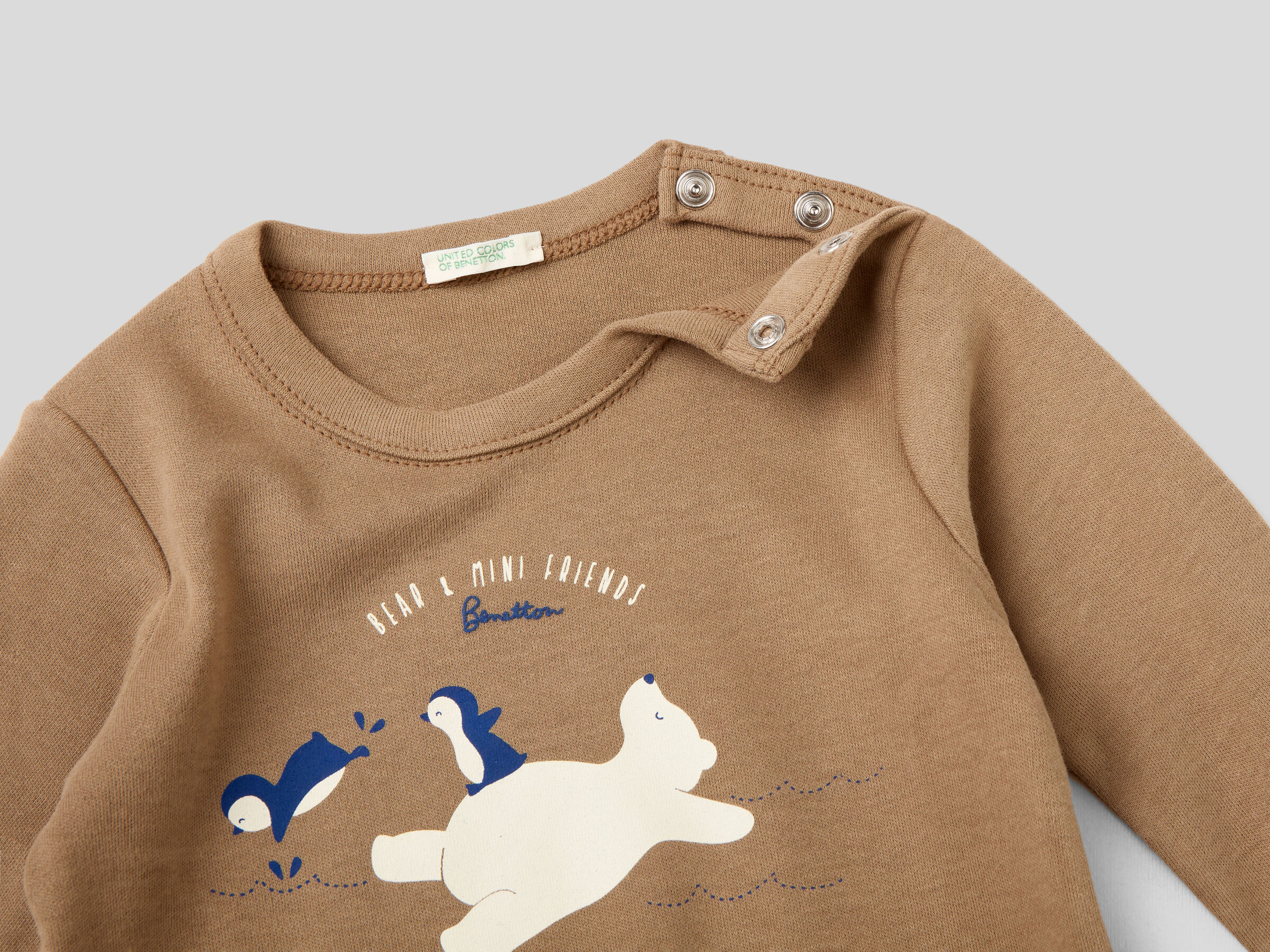 Bodysuit with print in organic cotton image number 2