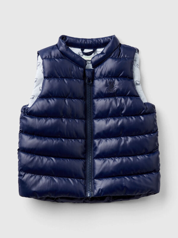 Padded vest in technical fabric New Born (0-18 months)