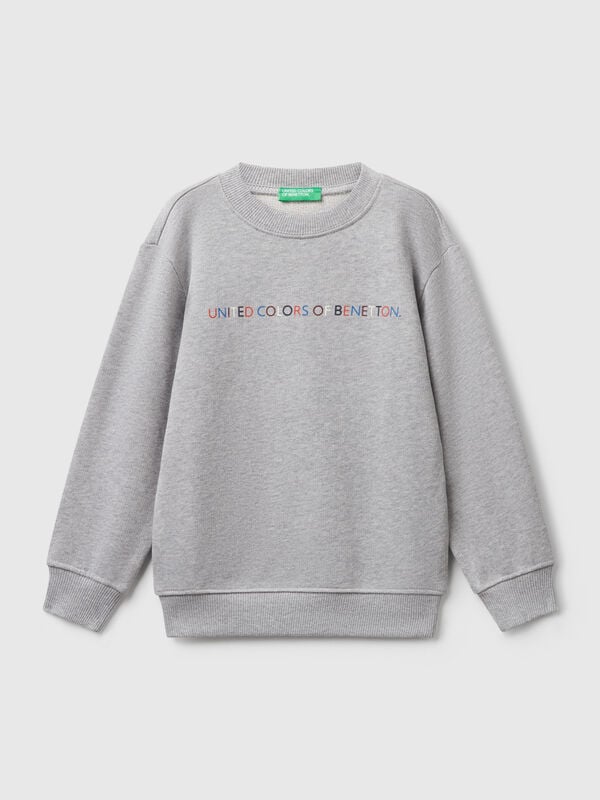 Regular fit sweatshirt with print Junior Boy