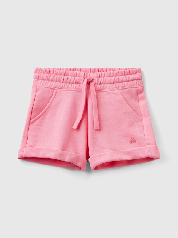 100% cotton sweat shorts Junior Girl