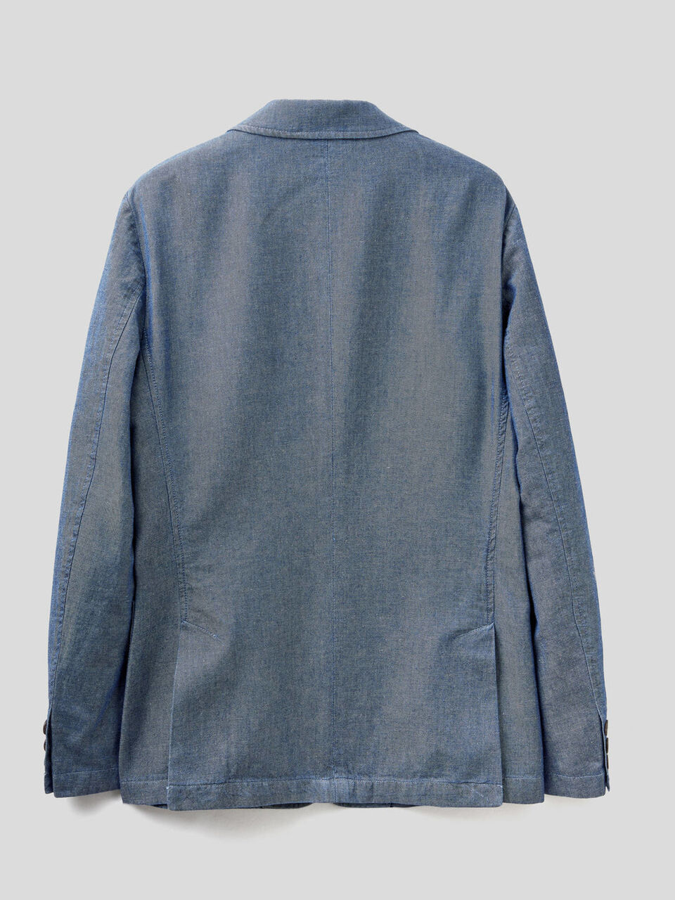 Blazer in linen blend cotton denim image number 2