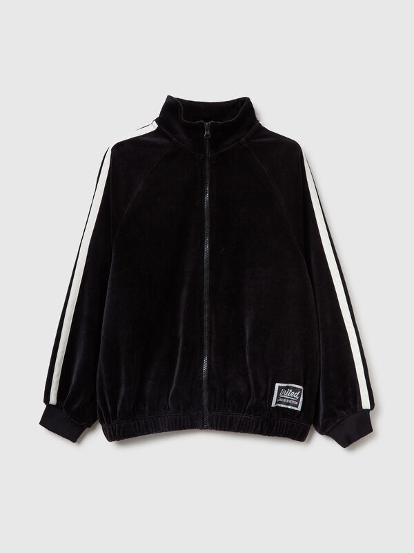 Sweatshirt in chenille with high neck Junior Girl