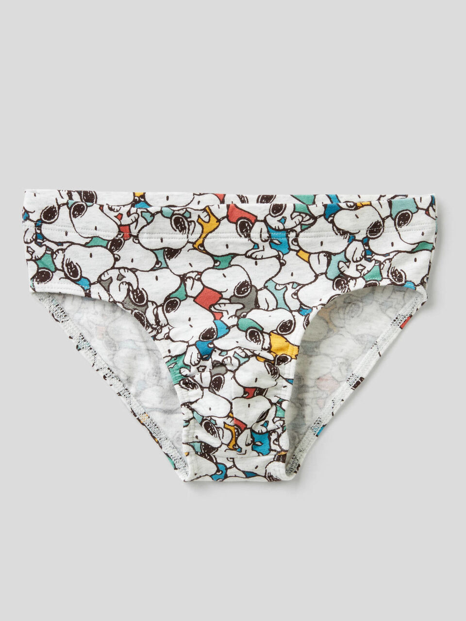 Stretch underwear with Snoopy print image number 1