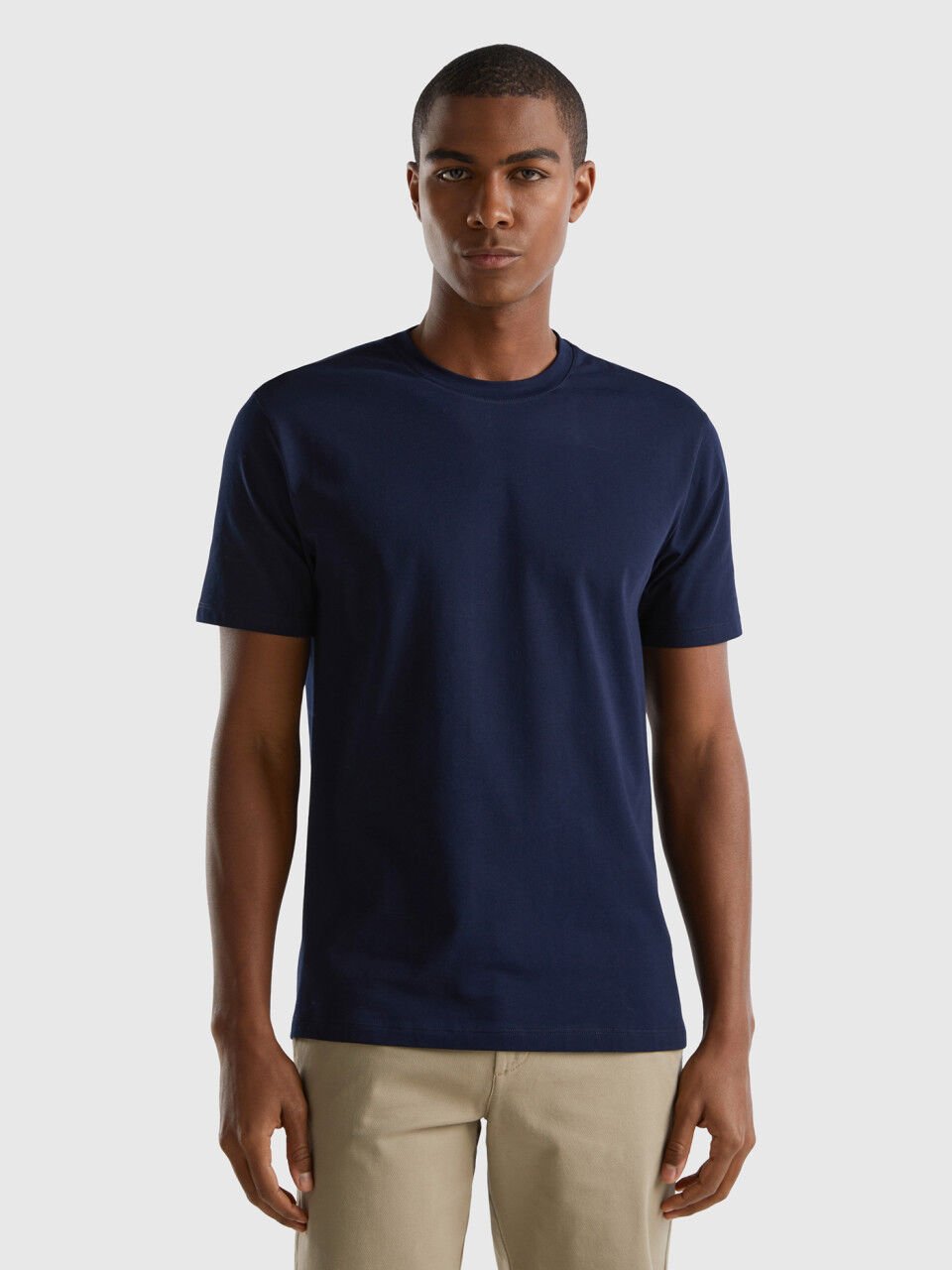 Navy slim fit t shirt online