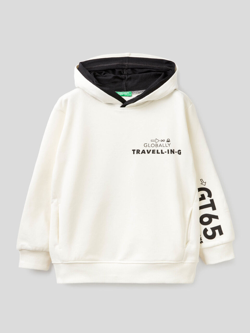 Sweatshirt with double hood image number 1