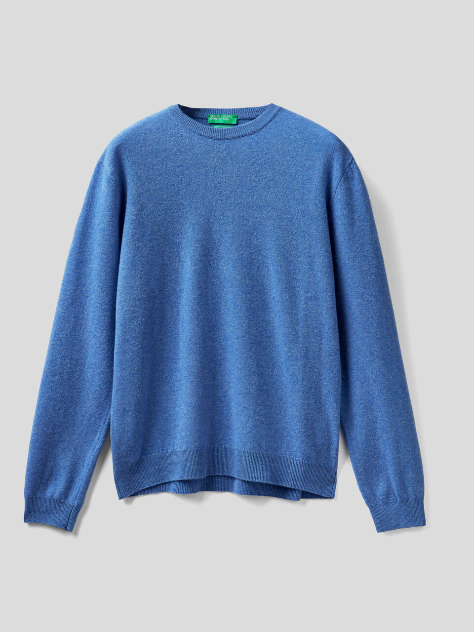 Crew neck sweater in pure virgin wool image number 1