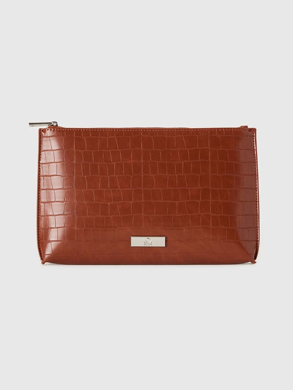 Bag with crossbody bag and coconut print Women