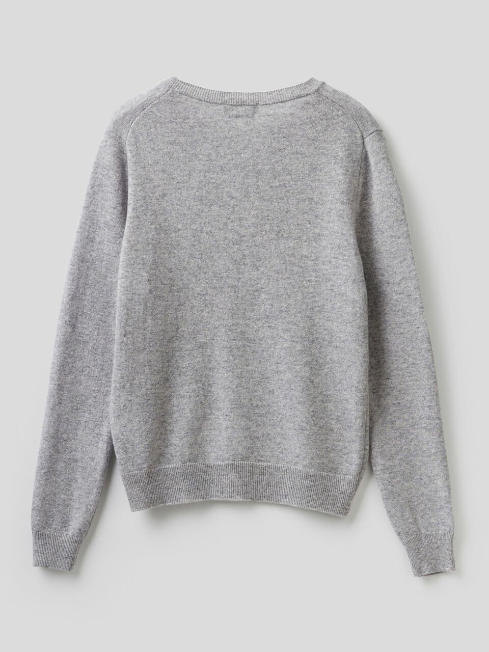 Crew neck sweater in pure virgin wool image number 2
